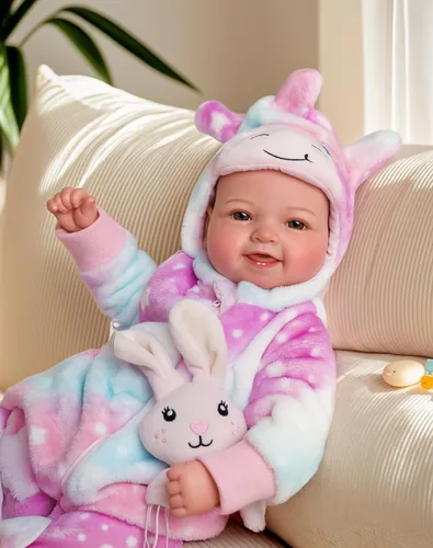 Miniatura 2 de BABESIDE Muñecas de bebé, 17 pulgadas, grande, realista, lindo cuerpo suave, muñecas de bebé de la vida real con accesorios para niñas de más de 3 A