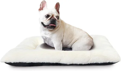 Miniatura 24 de Cama para Jaula de Perros Lavable para Perros XXS, de Lujo, de Piel Sintética Gruesa, Esponjosa, Cómoda, Almohadilla de Jaula Antideslizante, Tapete
