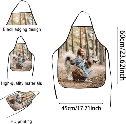 Miniatura 3 de Delantal personalizado para niños y niños pequeños, delantal personalizado para niñas y niños pequeños, para cocinar, hornear, pintar, de 3 a 8 años