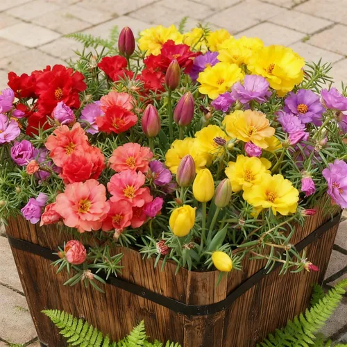 Semillas de Portulaca Grandiflora de colores mixtos, 20000 semillas de rosa de musgo doble para plantar, cubierta de tierra de reliquia, semillas de