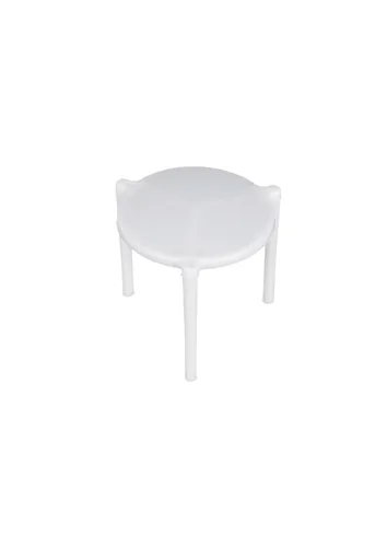 Miniatura 5 de bark and lindy Soporte para guardar pizza - Trípode de plástico blanco para soporte de caja de pizza (25)