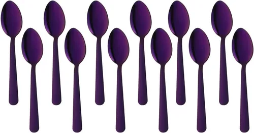 Miniatura 9 de Juego de 12 cucharas de café Demitasse de acero inoxidable, mini cuchara de 4.5 pulgadas, pequeñas cucharas de espresso para café, azúcar, postre