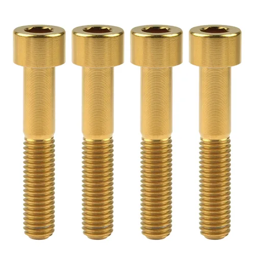 Miniatura 39 de Tornillos Allen de cabeza hueca de titanio M10 20 25 30 35 40 45 50 55 2.362 in Tornillos paquete de 4 (M10 x 0.787 in, paso 0.049 in, negro)
