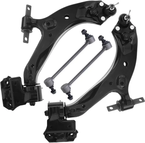 Miniatura 31 de Detroit Axle - Brazos de control superiores traseros para Chrysler 300 Dodge Challenger Charger Magnum, reemplazo del conjunto de brazos de control