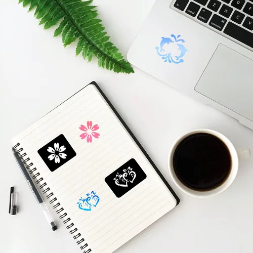 Miniatura 9 de Plantillas temporales de tatuaje para mujeres, niñas y niños, más de 410 piezas, kit de plantillas de tatuaje de henna, plantillas temporales