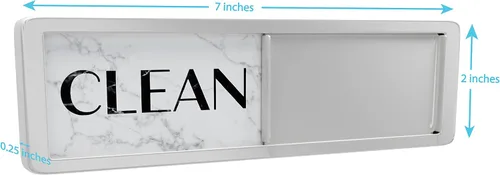 Miniatura 5 de Imán para lavavajillas Clean Dirty Sign, imán de limpieza sucia para lavavajillas, decoración moderna de cocina, indicador magnético