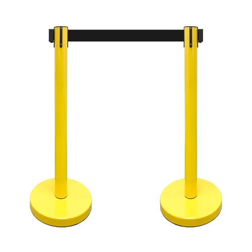 Miniatura 12 de VIP Crowd Control - Juego de barreras de seguridad con cinturones retráctiles, 91 cm de altura, cinturón de 198 cm y soporte de pared Cinturón