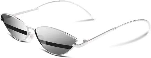 Miniatura 71 de FEISEDY Gafas de sol de diseñador de moda Retro pequeños pétalos forma arco templo diseño B2298
