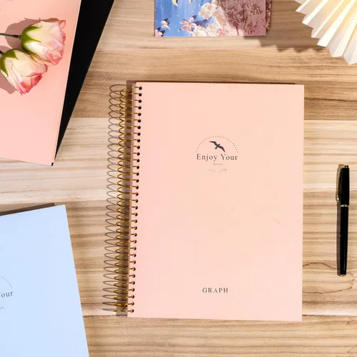 Miniatura 8 de FLYING EAGLE 8.5 x 11 Cuaderno de gráficos grande de papel en espiral, cuaderno de cuadrícula gráfica en espiral, 210 páginas, cuaderno de tapa dura