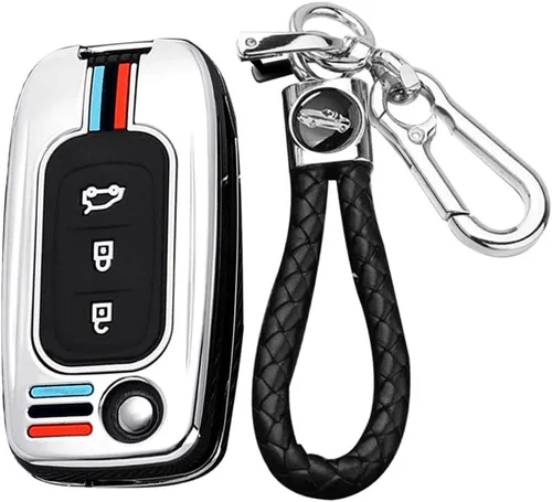 Miniatura 7 de Funda para llavero Renault Kadjar Koleos Sandero Stepway Funda para llave de llave Accesorios Protector 3 botones
