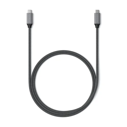 Miniatura 8 de Satechi Cable USB C a USB C, cable USB4 con entrega de energía de 100 W, hasta 8K a 60 Hz, transferencia de datos de 40 Gbps, para MacBook