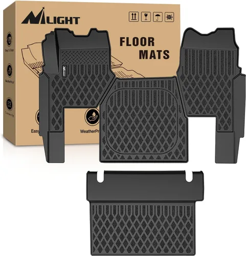 Miniatura 24 de Nilight Alfombrillas TPE para Volvo VNL 300 430 630 670 730 780 2004-2018 Volvo VT modelos 2006-2010 para todo tipo de clima, ajuste personalizado