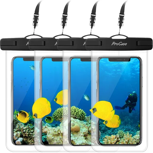 Miniatura 7 de ProCase Funda impermeable para iPhone 17 Air 16 15 14 13 12 11 Pro Plus Max Mini Xs XR X 8 7 Galaxy S23 S22 S21 Ultra Note funda negra bajo el agua
