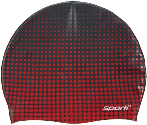 Miniatura 29 de Sporti Gorra de natación de silicona con diseño gráfico con altura de 7.6 pulgadas, apertura de 7.5 pulgadas, gorra de natación antideslizante