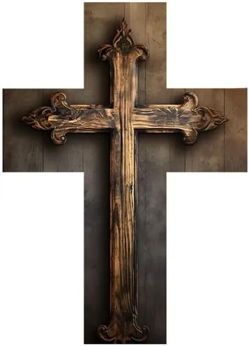 JIBEVEYYI -Cruz de madera, decoración de pared cruzada, cruces decorativas para la pared, cruz religiosa decoración del hogar, cruz de pared de