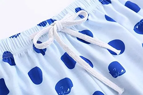 Miniatura 5 de Ventelan piyama con rayas para mujer, de manga larga con estampa de un adorable oso panda