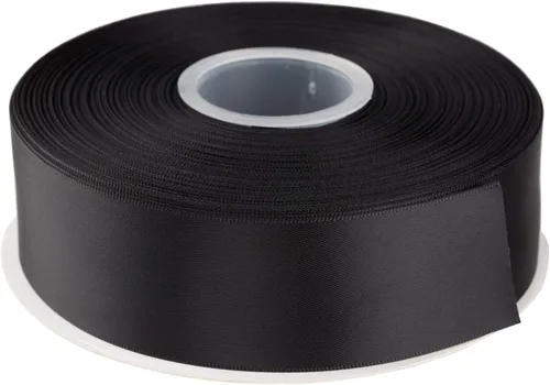 Miniatura 12 de AVANAVA Cinta de satén de doble cara de 1-1/2 pulgadas de ancho - 50 yardas (012-plateado)