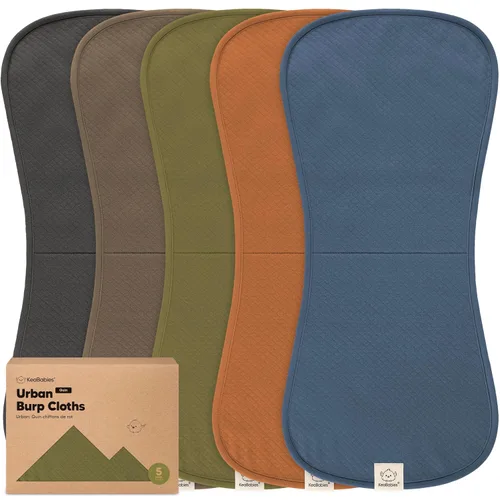 Miniatura 30 de Paños orgánicos para bebés, niños y niñas, paquete de 5, ultra absorbente, paño para eructar, ropa para recién nacidos, toalla para la leche, babero