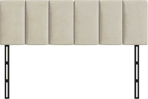 Miniatura 7 de HAOBO Home Cabeceros tapizados plegables Queen/Full con paneles de lino y ajuste de altura