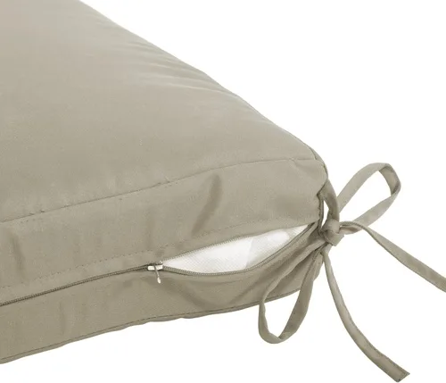 Miniatura 5 de QILLOWAY Juego de cojines para sillas de exterior con cuerdas, cojines de repuesto para muebles de patio (beige)