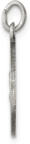 Miniatura 2 de Colgante de plata de ley 925 con medalla Our Lady of Fatima L- 0787in W- 0591in joyería fina para mujer Metal