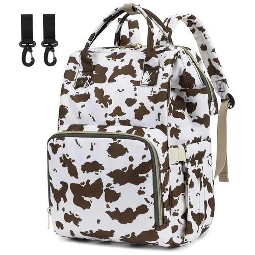 Miniatura 17 de Mochila de Pañales de Mariposa para Bebés Niñas, Mamá Bolsas Impermeables Grandes de Pañales para Mujeres