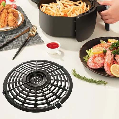 Miniatura 7 de ALJ Bandeja de repuesto para freidora de aire Chefman 3.7QT/3.6QT/3.5QT, revestimiento antiadherente de doble capa mejorado, sartén para freidora