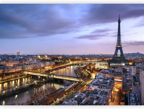 Miniatura 9 de artgeist Mural de pared prémium de París 79 x 55 pulgadas, papel tapiz no tejido XXL, decoración de pared de forro polar, impresión fotográfica