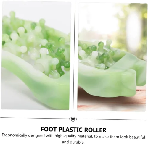 Miniatura 2 de Healifty 2 unids rodillo de masaje plantar rodillo masajeador de pies de acupunto masaje puntos gatillo rodillo de pie reflexología rodillo