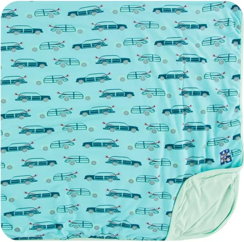 Miniatura 10 de KicKee Pants Manta estampada para niños pequeños, casas de Amazon, talla única