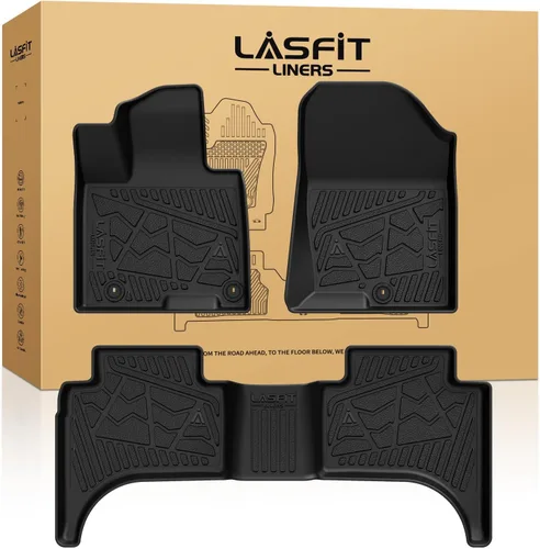 Miniatura 21 de LASFIT Alfombrillas de suelo y tapete de carga para Kia K4 2026 2025 para todo tipo de clima, TPE ajuste personalizado, juego completo