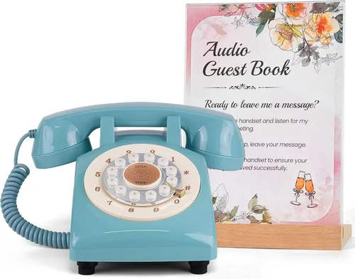 Miniatura 8 de RetroVox Libro de invitados de audio, libro de invitados de boda, libro de mensajes de audio, estilo vintage para recepción de boda, despedida