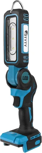 Miniatura 8 de OTYTY Luz de trabajo LED inalámbrica, compatible con batería DeWalt 20V Max, linterna recargable de 20W 1000LM, luz de inundación portátil, cabezal