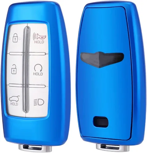 Horande Funda Protectora de TPU Blanda para Llavero Compatible con Hyundai Genesis G70 GV70 G80 G90 GV70 GV80 GV90 Llavero Inteligente de Entrada