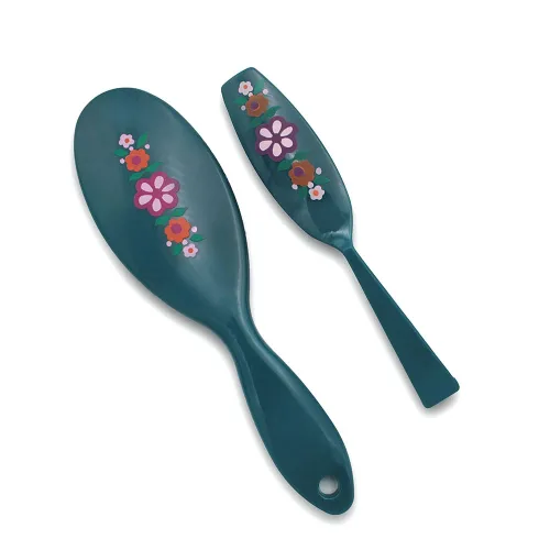 Miniatura 2 de Phillips Brush Paquete combinado de cepillos de pelo de 3000 + 5000 cojines, tamaño monedero + cepillos de tamaño completo, color verde azulado