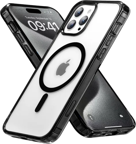 Miniatura 67 de Funda magnética diseñada para iPhone 11 Pro Max, [probada en caídas de grado militar] [compatible con MagSafe] Funda protectora delgada translúcida