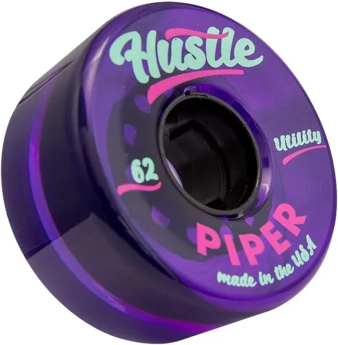 Miniatura 4 de Piper Hustle - Ruedas para patines cuádruples para interiores y exteriores Rojo