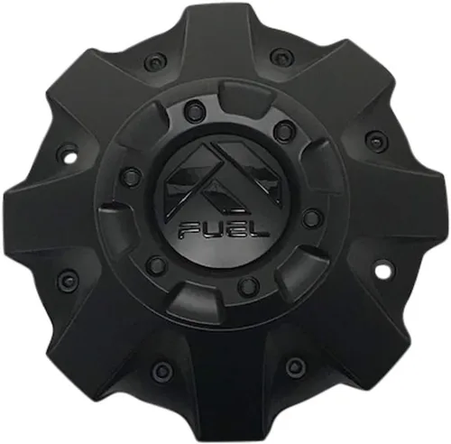 Fuel Offroad Wheels 1001-63MBGB 1001-63 - Tapa central negra mate con logotipo negro brillante