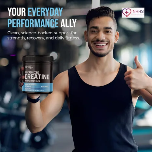 Miniatura 6 de Monohidrato de creatina micronizada – Apoya la fuerza y el rendimiento muscular Ultra puro, sin sabor, 60 porciones, 10.58 oz – Fabricado