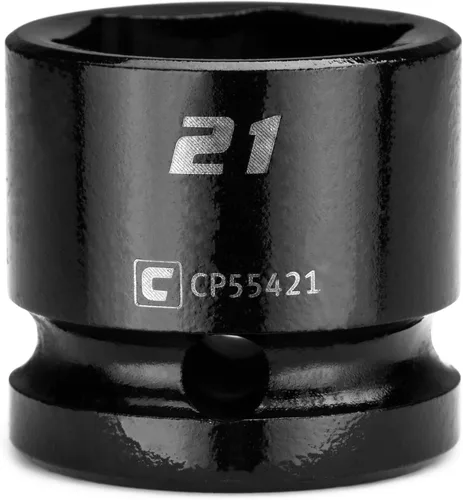Miniatura 30 de Capri Tools - Llave de vaso de impacto corto de 27 mm, 1/2 pulg. de conducción, 6 puntos, métrica