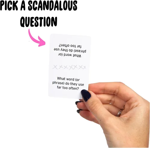Miniatura 4 de Mean Girls Burn Book - Juego de cartas para fiesta, juego de mesa familiar basado en la película de comedia, para adultos y adolescentes a partir