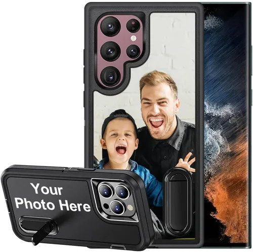 Miniatura 16 de Funda de teléfono personalizada para Samsung Galaxy S22 Ultra 5G, funda protectora de cuerpo completo a prueba de golpes con múltiples fotos, funda