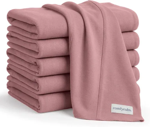 Miniatura 16 de Comfy Cubs - Juego de 10 paños para eructos de bebé - Grandes, 6 capas, 100% algodón ultraabsorbente para baba, saliva y desordenes de bebés recién