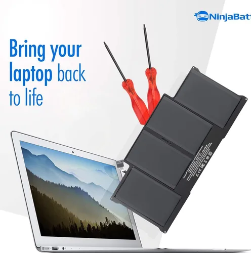 Miniatura 6 de NinjaBatt Batería A1466 para Apple MacBook Air de 13 ″ (mediados de 2012, mediados de 2013, principios de 2014, principios de 2015, 2017) A1369