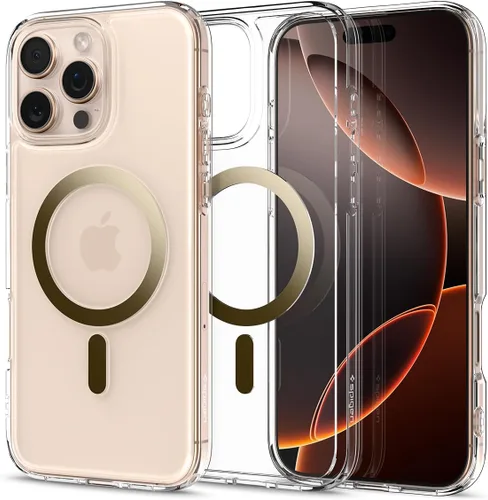 Miniatura 353 de Spigen Funda para iPhone 13 Mini, ultra híbrida MagFit [antiamarilleo] [compatible con Magsafe] - Transparente