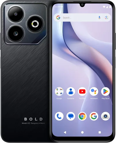 Bold K12 | 2025 | Desbloqueado | Pantalla infinita HD+ 120Hz de 6.8 pulgadas | Principal de 50 MP + cámaras selfie de 8 MP | Almacenamiento interno