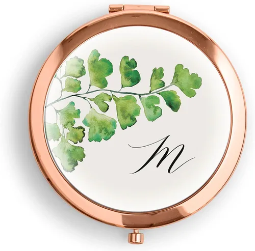 Miniatura 17 de WEDDINGSTAR Espejo compacto personalizado grabado personalizado, oro rosa - Fiesta en el jardín