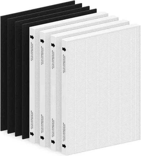 Miniatura 10 de Paquete de 2 filtros de repuesto para purificadores Fellowes AeraMax 290/300/DX95 y HF-300/AP-300PH, se adapta a las partes # 9287201 y 9324201, 2