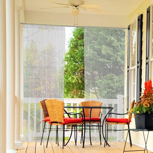 Miniatura 11 de Mosquitera para porche, patio, toldo, jardín, cortinas de tul transparente para exteriores, red de decoración para fiestas, bodas, arcos y cortinas