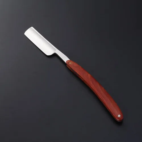 Miniatura 7 de Healifty 2 piezas hechas a mano de madera recta, acero inoxidable, escamas naturales